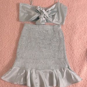 Mint/Seafoam Green Two Piece Skirt Set